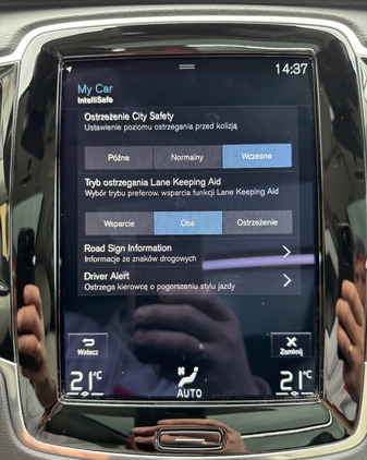 Volvo XC 90 cena 189900 przebieg: 74500, rok produkcji 2020 z Góra małe 742